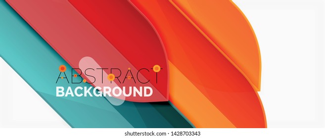 Fondo abstracto geométrico. Composición dinámica de formas. Ilustración del vector