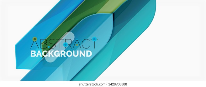 Fondo abstracto geométrico. Composición dinámica de formas. Ilustración del vector