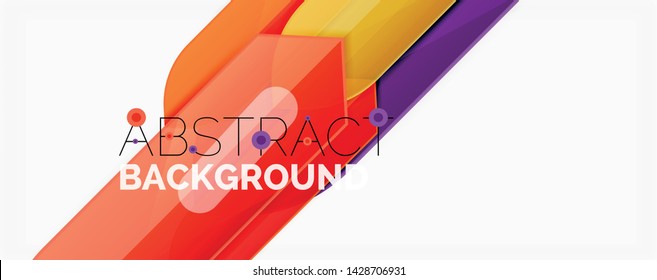 Fondo abstracto geométrico. Composición dinámica de formas. Ilustración del vector