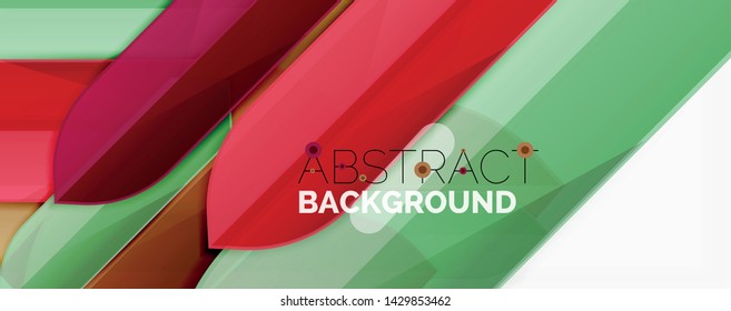Fondo abstracto geométrico. Composición dinámica de formas. Ilustración del vector