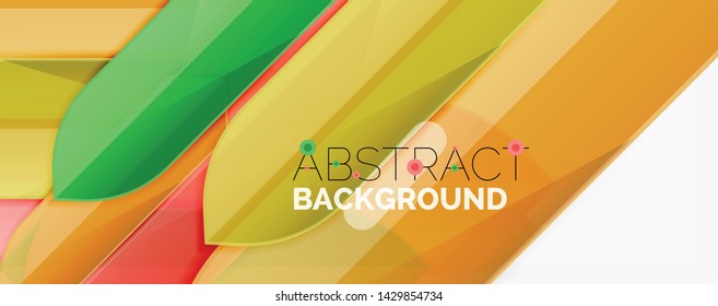 Fondo abstracto geométrico. Composición dinámica de formas. Ilustración del vector