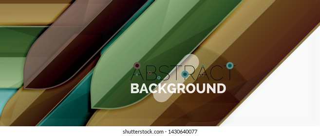 Fondo abstracto geométrico. Composición dinámica de formas. Ilustración del vector