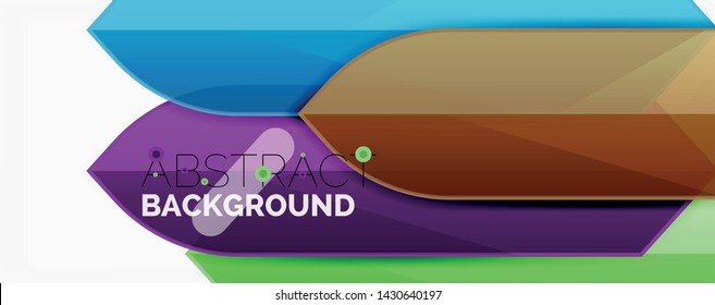 Fondo abstracto geométrico. Composición dinámica de formas. Ilustración del vector