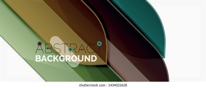 Geometric abstract background. Dynamic shapes composition. Vector illustration