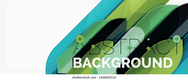 Fondo abstracto geométrico. Composición dinámica de formas. Ilustración del vector