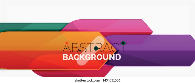 Fondo abstracto geométrico. Composición dinámica de formas. Ilustración del vector