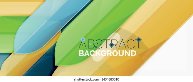 Fondo abstracto geométrico. Composición dinámica de formas. Ilustración del vector