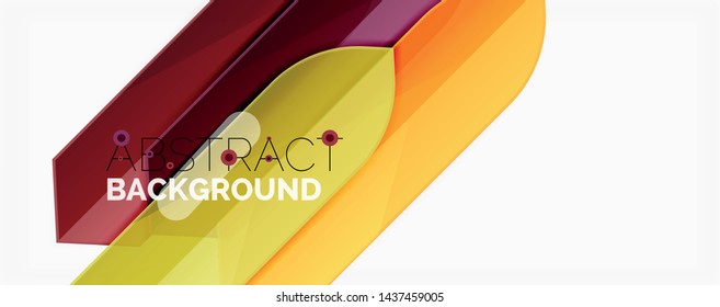 Fondo abstracto geométrico. Composición dinámica de formas. Ilustración del vector