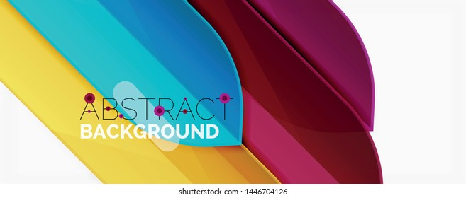 Fondo abstracto geométrico. Composición dinámica de formas. Ilustración del vector