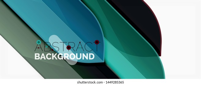 Fondo abstracto geométrico. Composición dinámica de formas. Ilustración del vector
