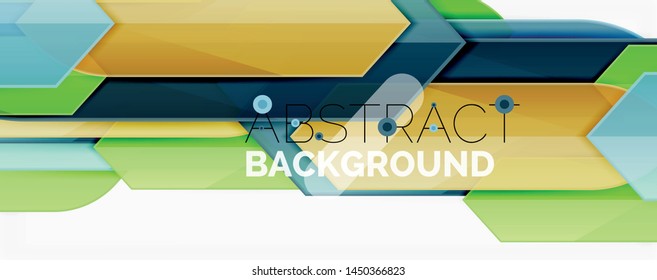 Fondo abstracto geométrico. Composición dinámica de formas. Ilustración del vector
