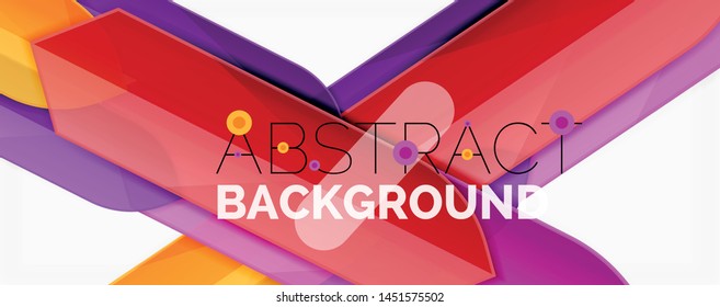 Fondo abstracto geométrico. Composición dinámica de formas. Ilustración del vector