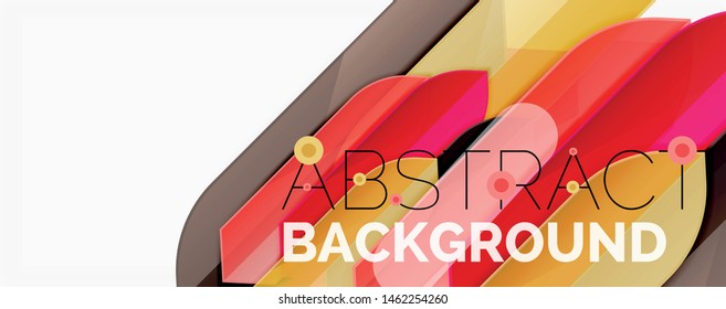Fondo abstracto geométrico. Composición dinámica de formas. Ilustración del vector