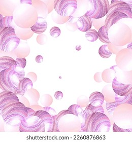 geometric abstract background glossy balls seamless pattern digital drawing