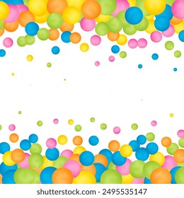geometric abstract background glossy balls pattern digital drawing