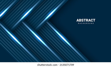 geometric abstract background with glowing lines. vector illustration