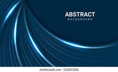 geometric abstract background with glowing lines. vector illustration