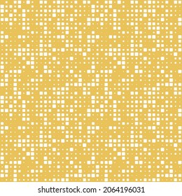 Geometric abstract background of golden elements. Trendy mosaic pattern, gold textured