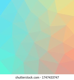 Fondo abstracto geométrico. Fondo gráfico para su diseño. Fondo de arcoiris colorido. Resumen de elegante patrón triangular. Patrón retro de formas geométricas. Ilustración vectorial.