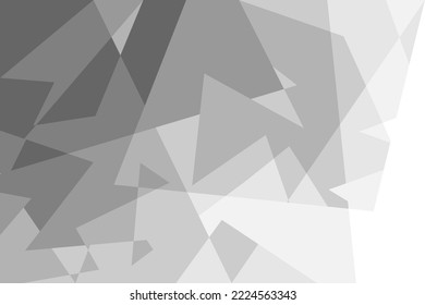 fondo abstracto geométrico en tonos grises, vector