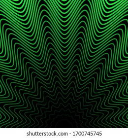  Fondo abstracto geométrico. arte óptico verde.