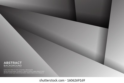Geometric Abstract Background With Grey Color