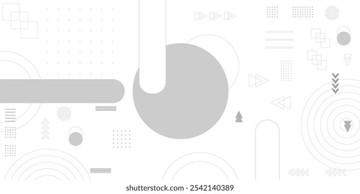 Vetor de Tom Cinza de Fundo Abstrato Geométrico