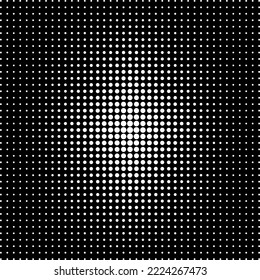 geometric abstract background halftone transition with circles, vector