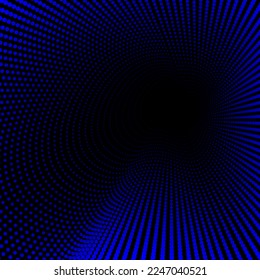 geometric abstract background halftone transition with circles, vector