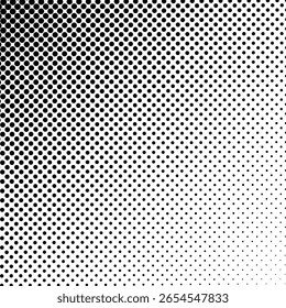 geometric abstract background halftone transition with circles, vector