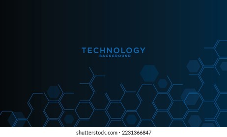 Geometric abstract background with hexagons. Medicine, science and technology vector illustration