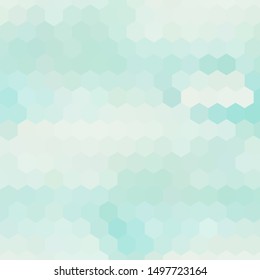 Geometric abstract background with hexagons. Structure molecule and communication. Science, technology. Vector illustration. Honeycombs.