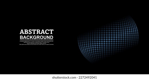 fondo abstracto geométrico, ilustración de puntos que forman un círculo o globo, con colores gradientes modernos, futuristas, frescos y atractivos.