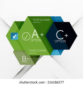 Diseño de fondo geométrico abstracto, pancarta infográfica