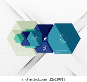 Diseño de fondo geométrico abstracto, pancarta infográfica