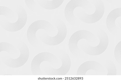 Fundo geométrico abstrato com efeito decorativo de linha. Conceito de estilo circular Elementos de design gráfico moderno