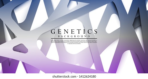 Geometric abstract background. Line meta genetic texture. Modern background composition.- EPS10 Vector illustration.