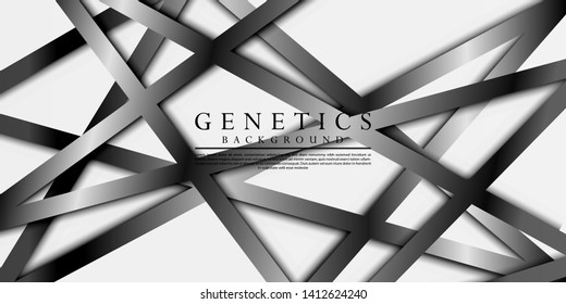 Geometric abstract background. Line meta genetic texture. Modern background composition.- EPS10 Vector illustration.
