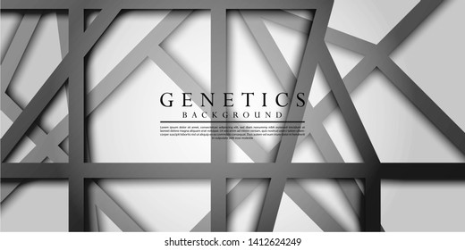 Geometric abstract background. Line meta genetic texture. Modern background composition.- EPS10 Vector illustration.
