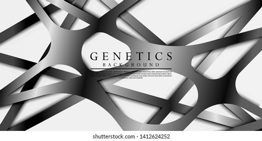 Geometric abstract background. Line meta genetic texture. Modern background composition.- EPS10 Vector illustration.