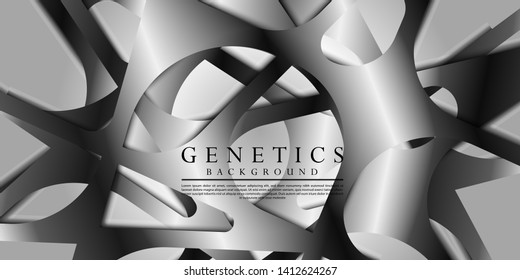 Geometric abstract background. Line meta genetic texture. Modern background composition.- EPS10 Vector illustration.
