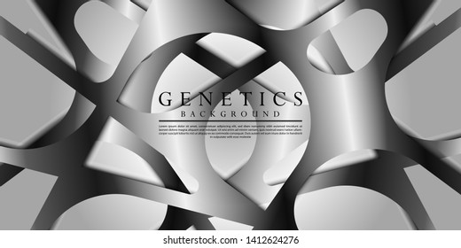 Geometric abstract background. Line meta genetic texture. Modern background composition.- EPS10 Vector illustration.