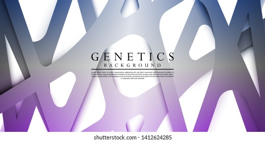 Geometric abstract background. Line meta genetic texture. Modern background composition.- EPS10 Vector illustration.