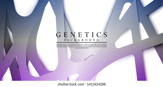 Geometric abstract background. Line meta genetic texture. Modern background composition.- EPS10 Vector illustration.