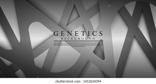 Geometric abstract background. Line meta genetic texture. Modern background composition.- EPS10 Vector illustration.