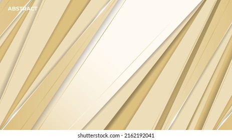 Geometric abstract background with luxury concept in gold design