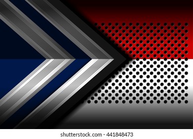geometric abstract background with metal texture, Vector Illustration