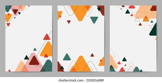 Geometric abstract  background ,Minimal covers design. Trendy set, Modern Poster Art. Design for wall framed prints, canvas poster, artwork as postcard or brochure.Vector illustration.