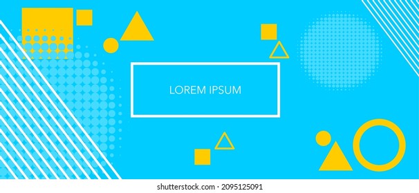 geometric abstract background Minimal design. Vector background.