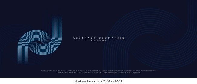 Geometric abstract background. Minimal geometric. Trendy gradient shape design. Modern futuristic graphic. Suit for banner, brochure, business.